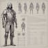 draw fantasy design character sheet game concept art