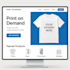 create a custom print on demand ecommerce website