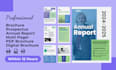 design  company profile, brochure, prospectus, bifold, trifold