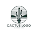 create a modern cactus logo design