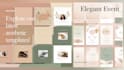 design aesthetic instagram posts and facebook posts