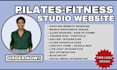 pilates website pilates fitness studio website instructor website gym website