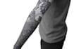 create sleeve tattoo design in geometric style