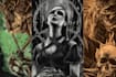 create badass dark art heavy metal illustration