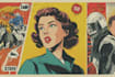 draw a retro vintage comic illustration