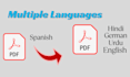 change your pdf documents language