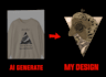 do make perfect tshirt design from your ai generate