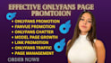 promote onlyfans page fanvue fansly patreon link adult web via twitter marketing