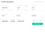 create loan calculator with javascript vue html css php