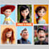 create disney pixar style 3d cartoon portraits