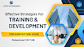 redesign a power point template for sales presentation with animation