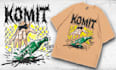 draw street art and punk illustration for tshirt design