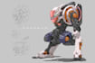 draw high quality robot, mecha concepts