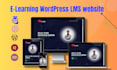 build lms website or education website, learndash, tutor lms