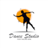 do unique minimalist business dance studio logo design