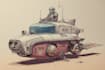 design sci fi vehicle and character