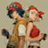 make anime and game style characters art