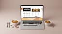 luxury bar website, food cart website, restaurant website