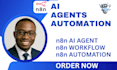 setup n8n ai agent, n8n workflow, n8n automation, make com, zapier automation