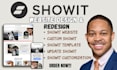 website maintenance showit SEO showit website designer, showit redesign template