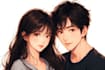 draw you anime couple art portrait
