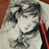 draw an anime manga illustration