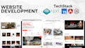 do website development as full stack web developer, front end, backend developer