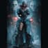create a fantasy horror character art and illustration