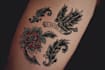 create a traditional or old school style tattoo design
