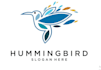 design creative hummingbird logo