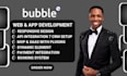 professional bubble io web app development no code saas solutions