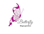 do modern butterfly logo design with copyrights