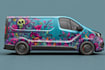 draw car wrap design, vehicle wrap design, van wrap design