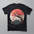 do creative custom anime print t shirt design