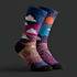 create unique beautiful socks design with realistic mockup