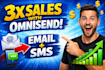 create high converting omnisend email and sms campaign workflow with automation