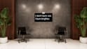 design a professional office mockup zoom virtual background