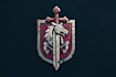 draw a medieval fantasy game, rpg, mmo game logo