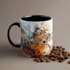 draw a custom coffee mug design