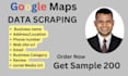 do scrape google maps,b2b leads, emails and business list