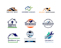 make a real estate, construction, and property logo with a branding kit