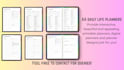 design a hyperlinked digital or printable planner for etsy