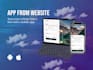 convert websites to mobile app, website to android and ios app