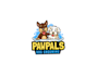 make a mascot logo featuring a cute dog with expression