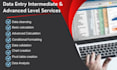 do data entry quickly and efficiently