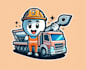 design high quality construction logo