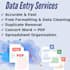 quick and accurate online data entry services