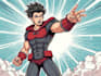 draw awesome character in comics style