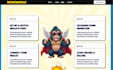 design meme coin landing page, crypto website, meme coin website, token website