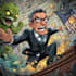 draw political cartoons illustrations